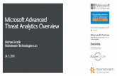 Microsoft Advanced Threat Analytics Overviewdownload.microsoft.com/documents/cs-cz/enterprise/... · Changing nature of cyber-security attacks 5 Costing significant financial loss,