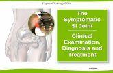 Physical Therapy CEU - c.ymcdn.com · SI Joint Clinical Examination, Diagnosis and ... Knee or below (47%) Groin uncommon ... Magee 2008) FADIR: