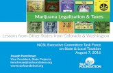 Lessons from Other States from Colorado & Washington€¦ · • 1906: Federal labeling law • 1907-14: CA, ME, MA, NY pass laws restricting purchase of habit-forming drugs, some