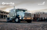Granite - middleeast.macktrucks.com · The Mack Granite Elite Axle Back is one of the most popular ... MACK MP8 13L - EURO 3 ENGINE These highly-fuel-efficient 13L engines deliver