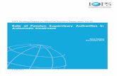 Role of Pension Supervisory Authorities in Automatic Enrolment · 3 ROLE OF PENSION SUPERVISORY AUTHORITIES IN AUTOMATIC ENROLMENT ABSTRACT This paper reviews the experiences of …