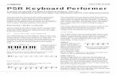 FEATURE GUIDE PSR Keyboard Performer - Yamaha … 0010.pdf · We’ve looked at the effect of the DUET and the TRIO ... CVP Clavinova digital pianos and AR series organs share many
