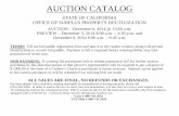 AUCTION CATALOG - California · auction catalog state of california ... 45 rado watch (tsa) ... 101 wenger & swiss army watches - 3 in lot (tsa)