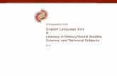 english Language arts Literacy in History/Social … · Common Core State StandardS for enGLISH LanGUaGe artS & LIteraCy In HIStory/SoCIaL StUdIeS, SCIenCe, and teCHnICaL SUbjeCtS