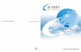 G-TEKT CORPORATION · Manufacturing of auto body components / Design and production of stamping dies Manufacturing of auto body components / Design, manufacturing and sales of stamping