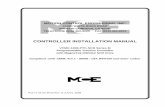CONTROLLER INSTALLATION MANUAL - The leader … · motion control engineering, inc. 11380 white rock road rancho cordova, ca 95742 telephone (916) 463-9200 fax (916) 463-9201 controller