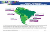 LATIN AMERICA CONFERENCE SERIES 2017 - Amazon S3 · The GBTA Latin America Conference Series will deliver powerful business travel education, peer networking, sponsorship, and expo