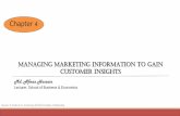 Key Factors to Influence Service Experience in Customer … · MANAGING MARKETING INFORMATION TO GAIN CUSTOMER INSIGHTS Md. Afnan Hossain Lecturer, School of Business & Economics