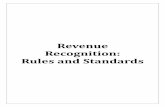 Revenue Recognition: Rules and Standards - Apex … · revenue recognition, which accounted for about 20 percent of all restatements since 2007. According to According to Huron Consulting