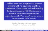 Hidden attractors in dynamical systems: systems with … · Hidden attractors in dynamical systems: systems with no-equilibria equilibria, coexistence of attractors and multistability
