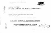 7VE (0TROL OF SPACE STRUCTURES, 7VE (0TROL OF SPACE STRUCTURES, q 2-o Charle $Sark Draper Laboratory, Inc. 4on•.ared by aefonso Advanced Research Projects Agency (DOD) ... Program
