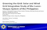 Greening the Grid: Solar and Wind Grid Integration … · Visayas System of the Philippines Felix William “Wimpy” Fuentebella Undersecretary Mark Christian P. Marollano ... •