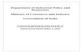 Department of Industrial Policy and Promotion Ministry …dipp.nic.in/sites/default/files/fdi_circular_1_2010 7_1.pdf · Department of Industrial Policy and Promotion Ministry of