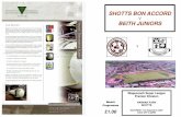 V BEITH JUNIORS - GeoCities · V BEITH JUNIORS . PAGE 1 WELCOME TO ... officials and supporters of BEITH JUNIORS FC SBA and Beith have met on ten occasions ... r e r 7 F r …