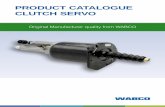 Product Catalogue Clutch Servo - WABCO · 4 This catalogue provides an overview of all clutch servos offered by WABCO for installation in a wide range of different vehicles. It shows