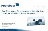 Are Economic Developments the starting point for … · Are Economic Developments the starting point for any Multi Asset Approach? * investing for their own account - according to