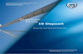 Quantum PLUS 19 Deposit - Standard Bank - … · / 02 • Capital protection* • A fixed rate of interest on 40% of your deposit for two years (the Quantum portion) • Stock market