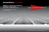 M&A in Communications - Accenture€¦ · leaders—Amazon, Apple, Facebook and Google ... in the case of digital platforms, ... 2 Accenture Strategy analysis 2016.