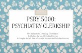 PSRY 5000: Psychiatry Clerkship - augusta.edu · NBME Subject Exam Conversion The 70th percentile raw score is set to convert to a 90. ... time to complete and review form with attending