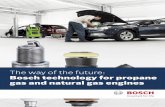 The way of the future: Bosch technology for … · The way of the future: Bosch technology for propane ... The gas system installation inspection must be done by the shop ... in ESI[tronic]