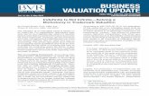 BUSINESS VALUATION UPDATE - MARKABLES · valuations. For example, for goodwill, this would be simply impossible. We would however like to ... During the observation period, the share