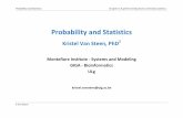 Probability and Statisticskvansteen/MATH0008-2/ac20102011/Chapt… · Probability and Statistics ... A gentle introduction to everyday statistics ... 1.1 Difference between probability