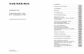 ET 200eco PN - Siemens AG · ET 200eco PN Operating Instructions, 01/2015, A5E01250250-AH 3 Preface Purpose of the manual The information in this manual enables you to operate the