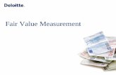 Fair Value Measurement - audit.tas.gov.au · A fair value measurement of a non-financial asset should take into account a market ... Fair value hierarchy Level 1 Quoted prices in