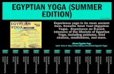 EGYPTIAN YOGA (SUMMER EDITION) - …files.meetup.com/19591459/Tear-off Flyer - Egyptian Yoga (Summer... · EGYPTIAN YOGA (SUMMER EDITION) Experience yoga in its most ancient form,