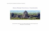 Siem Reap Province, Cambodia - Nagoya .Overseas Fieldwork Report 2013: Siem Reap Province, Cambodia