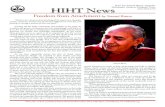 by Swami Rama - hihtindia.orghihtindia.org/wordpress/wp-content/uploads/2015/10/nov-dec.pdf · HIHT News Freedom from Attachment. by. Swami Rama. Swami Rama. Vol 9, No. 11&12 (combined
