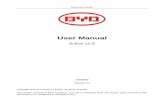 User Manual - Albasolaralbasolar.es/wp-content/uploads/2018/01/Guia-de-usario-BYD-13.812... · 3 TECHNICAL PARAMETERS ... This user manual introduces the B-Box product information,
