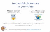 Impactful clicker use in your classlstl-cwsei.sites.olt.ubc.ca/files/2015/08/Effective-Peer... · Impactful clicker use in your class Thank you to former fellows Peter Newbury, Cynthia