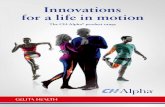 Innovations for a life in motion - Gelita-Health · Promoting health – The CH-Alpha® product range Being active and efficient throughout your life – GELITA Health solutions make