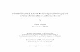 Femtosecond Laser Mass Spectroscopy of Cyclic … Amit_2017... · 1 Femtosecond Laser Mass Spectroscopy of Cyclic Aromatic Hydrocarbons By Amit Bagga December 2017 Thesis submitted