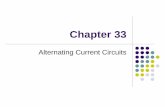 Chapter 33 - University of Kentuckywilhelm/Chp33/chapter33.pdf · Chapter 33 Alternating Current Circuits . ... source is an alternating current that varies ... is maximum the current