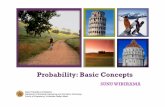 Probability: Basic Concepts - Gadjah Mada Universityte.ugm.ac.id/~wibirama/tku115/week03/Chaper4-Basic_Probability.pdf · Probability: Basic Concepts SUNU WIBIRAMA Basic Probability