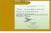 The Leadership Development Institute Catalog€¦  · Web viewThe Leadership Development Institute has excellent faculty—they ... The suggested length for a project is 12 ... Classroom