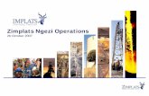 Zimplats Ngezi Operations - sacollierymanagers.org.za Managers Association... · Brief History of Zimplats • 1999 Hartley Platinum Mine at Selous closed and placed ... Unki (Anglo)