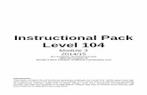 Instructional Pack Level 104 - kaueli.kau.edu.sa/Files/126/Files/144978_IP Level 104 - Module 3.pdf · Instructional Pack Level 104 Module 3 ... general messages and specific details