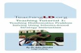 DLD TeachingTut3 Math - Amazon S3s3.amazonaws.com/cmi-teaching-ld/assets/attachments/41/math... · skills and intermediate reading comprehension skills for students with learning