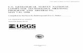 U.S. GEOLOGICAL SURVEY NATIONAL COMPUTER TECHNOLOGY ... · U.S. GEOLOGICAL SURVEY NATIONAL COMPUTER TECHNOLOGY ,, MEETING: PROGRAM AND ABSTRACTS, ... These data sets are divided into