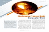 Steelmaking Process Route - Options for Indiasteelworld.com/Newsletter/2016/mar16/technology0316.pdf · Steelmaking Process Route - Options for India The Way Forward ... of Corex