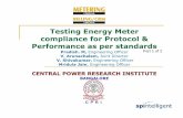 Testing Energy Meter compliance for Protocol & … · DLMS Testing … CTT is an application that automatically performs predefined test cases on devices implementing the COSEM object
