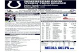 INDIANAPOLIS COLTS WEEKLY PRESS .The Indianapolis Colts will play the Buffalo Bills in its opening