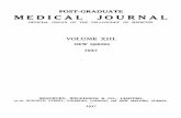 MEDICAL JOURNAL - pmj.bmj.com · post-graduate medical journal official organ of the fellowship of medicine volumexiii. newseries i937 bradbury, wilkinson & co., limited, 16-i8, epworth