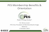 PES Membership Benefits & Orientation · PES Membership Benefits & Orientation Dr. Henry Louie PES Vice President of Membership & Image Webinar 3 October 2012 . ... Circuits and Systems