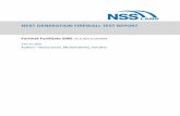 NEXT GENERATION FIREWALL TEST REPORT - … · This report is Confidential and is expressly limited to NSS Labs ... “out-of-the-box”) ... A firewall is a mechanism used to protect