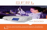 BSA 3000 - sfri.fr · control program including Levey-Jenning charts ensure top quality results. easy work Flow The instrument stores up to 90 different test ... control program including