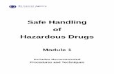 Safe Handling of Hazardous Drugs - BC Cancer · Safe Handling . of . Hazardous Drugs . Module 1 . Includes Recommended . ... Laboratory work including complete blood count (CBC) and